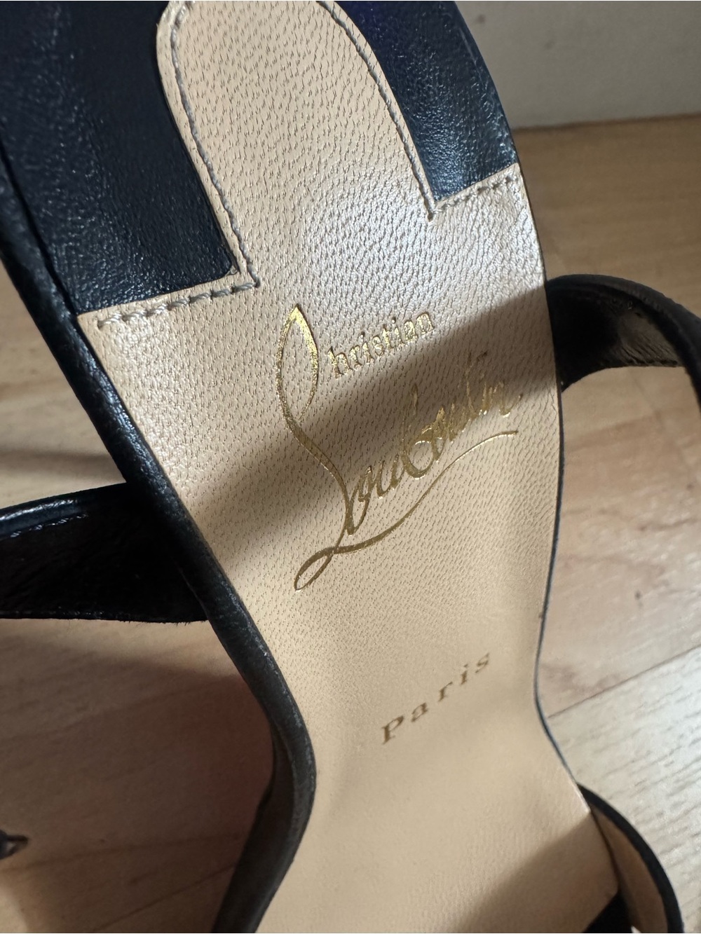 Christian Louboutin Loubi Queen Ankle Strap Sandal Size 38 - Picture 2 of 14